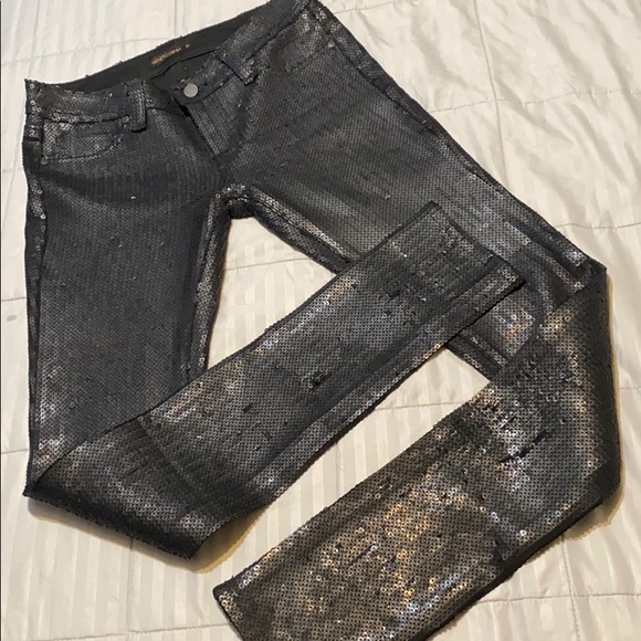 Generic Denim Pants - Generic Denim sequin pants